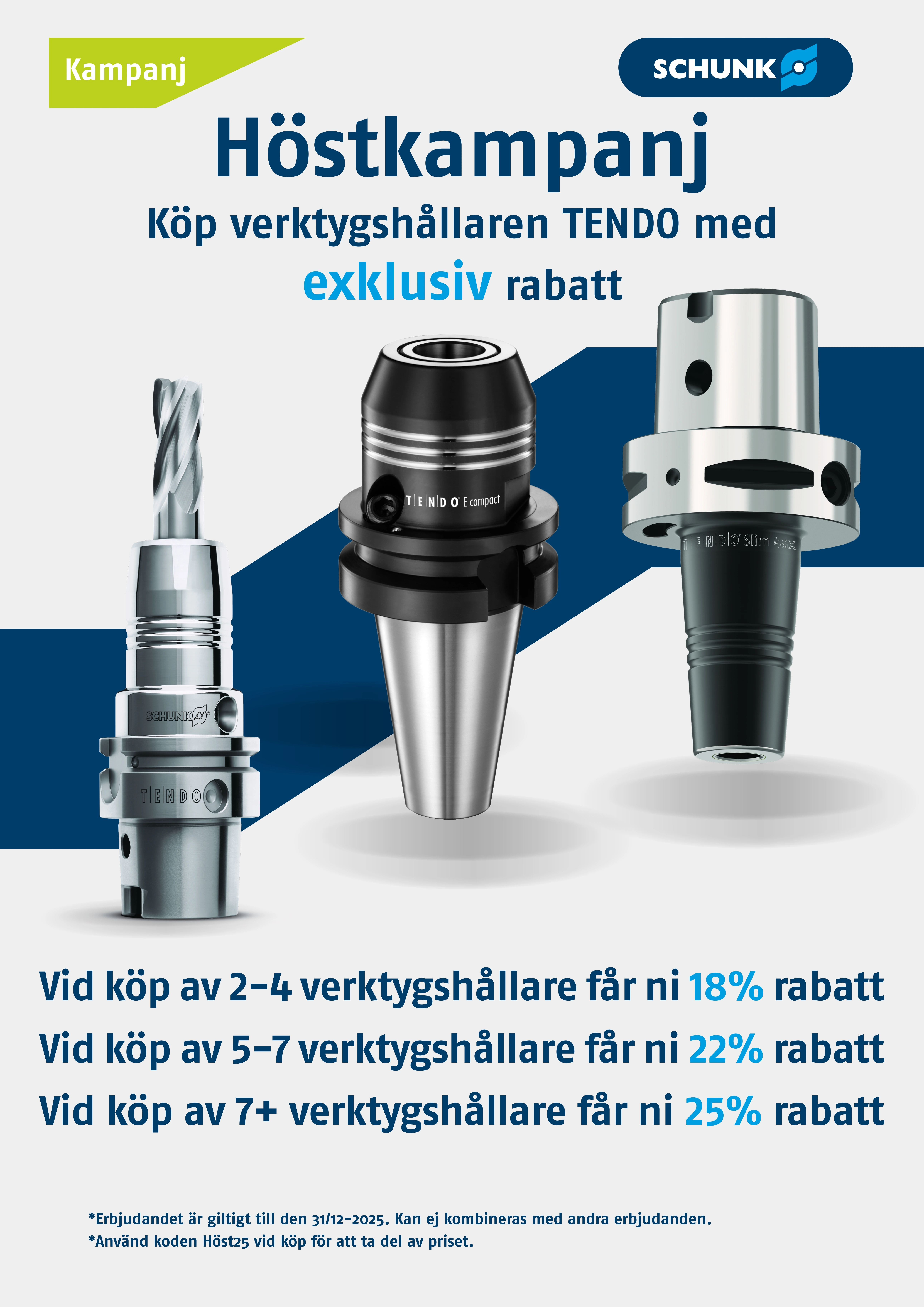 SCHUNK TENDO – HÖSTERBJUDANDE