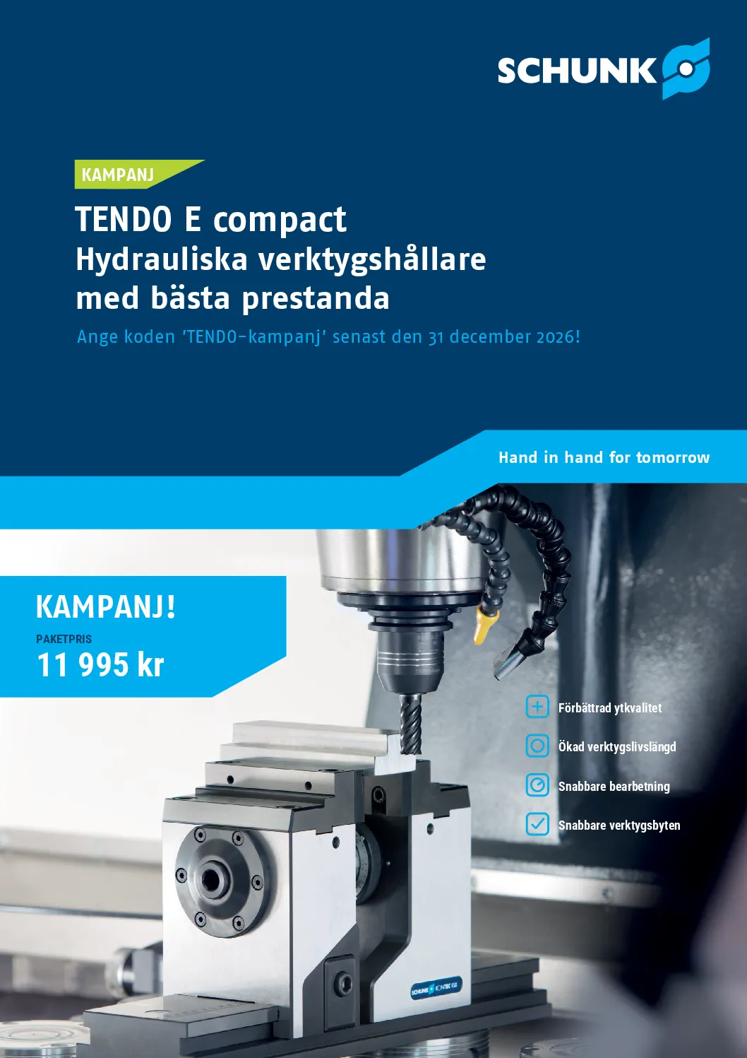 Kampanjblad SCHUNK TENDO E compact – paketpris 11 995 kr